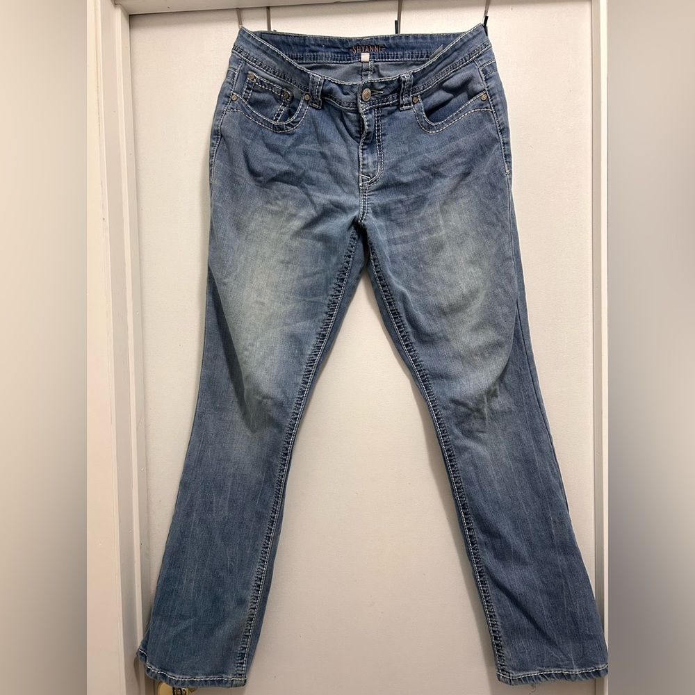 Shyanne Denim Blue Straight Leg Women's Jeans